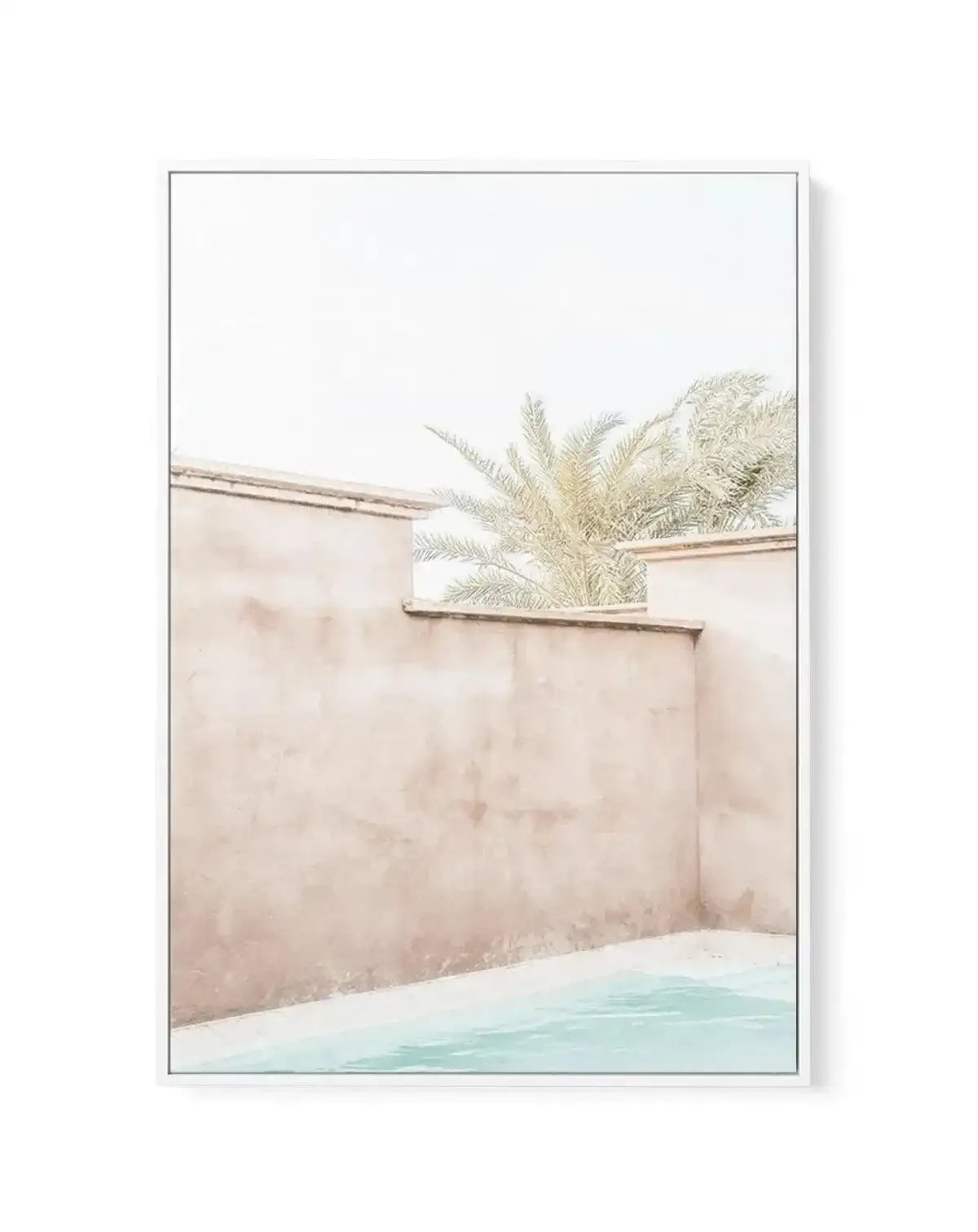 Villa De Marrakech II | Framed Canvas-Shop Australian Art Prints Online with Olive et Oriel - Our collection of Moroccan art prints offer unique wall art including moroccan arches and pink morocco doors of marrakech - this collection will add soft feminine colour to your walls and some may say bohemian style. These traditional morocco landscape photography includes desert scenes of palm trees and camel art prints - there is art on canvas and extra large wall art with fast, free shipping across A