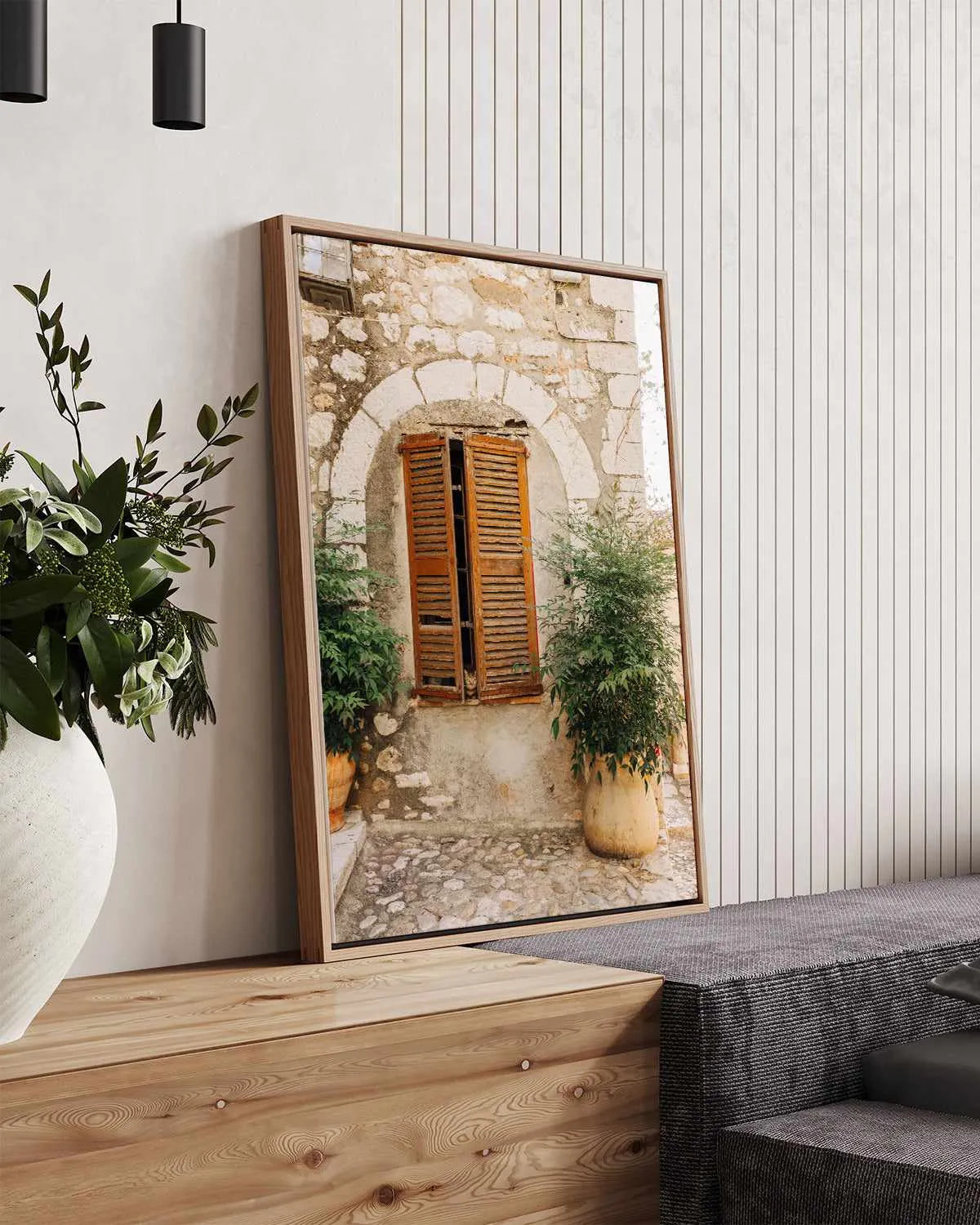 Villa Provence II by Jovani Demetrie | Framed Canvas Art Print from Olive et Oriel where you can shop wallpaper and artworks online