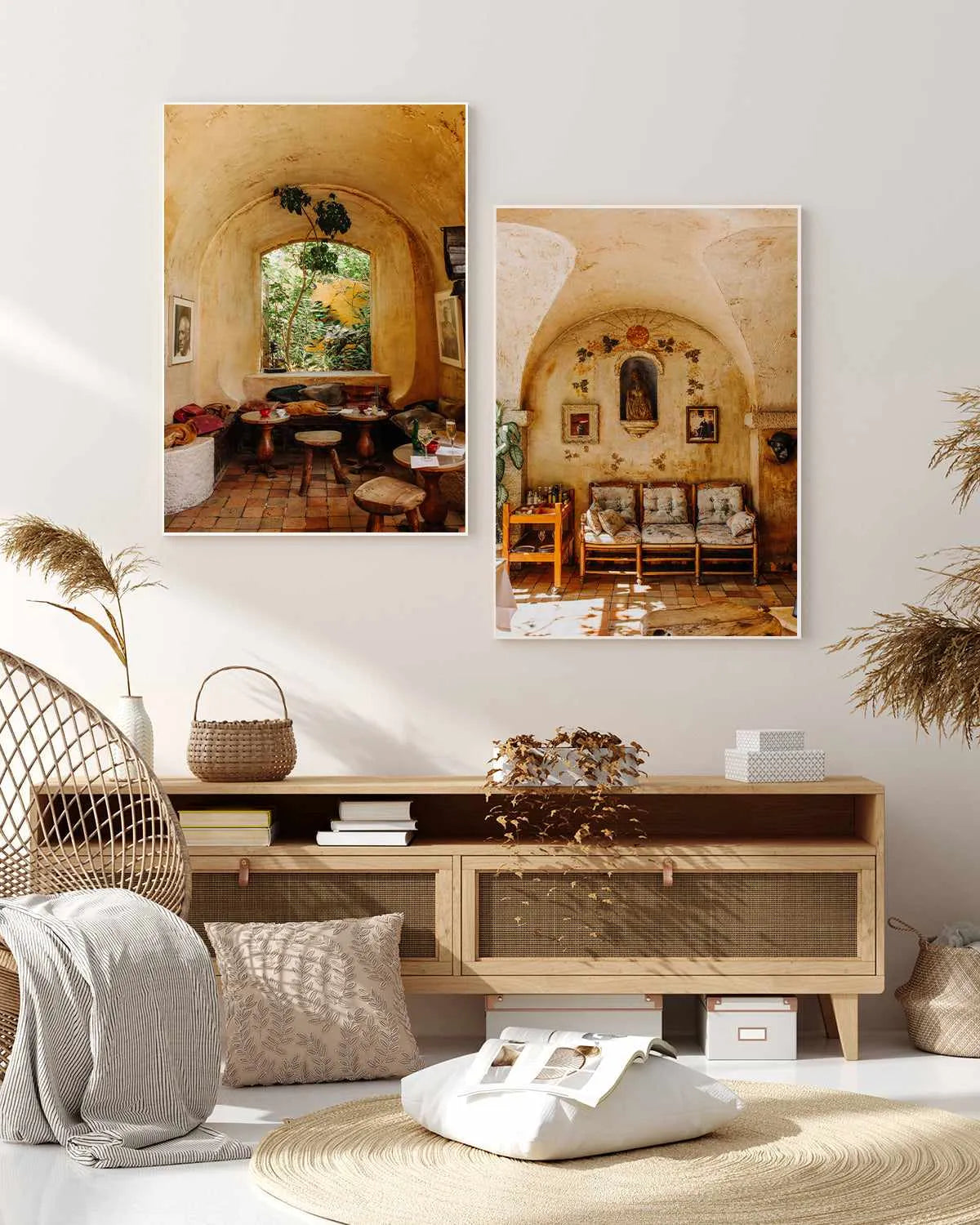 Villa Port by Jovani Demetrie | Framed Canvas Art Print from Olive et Oriel where you can shop wallpaper and artworks online