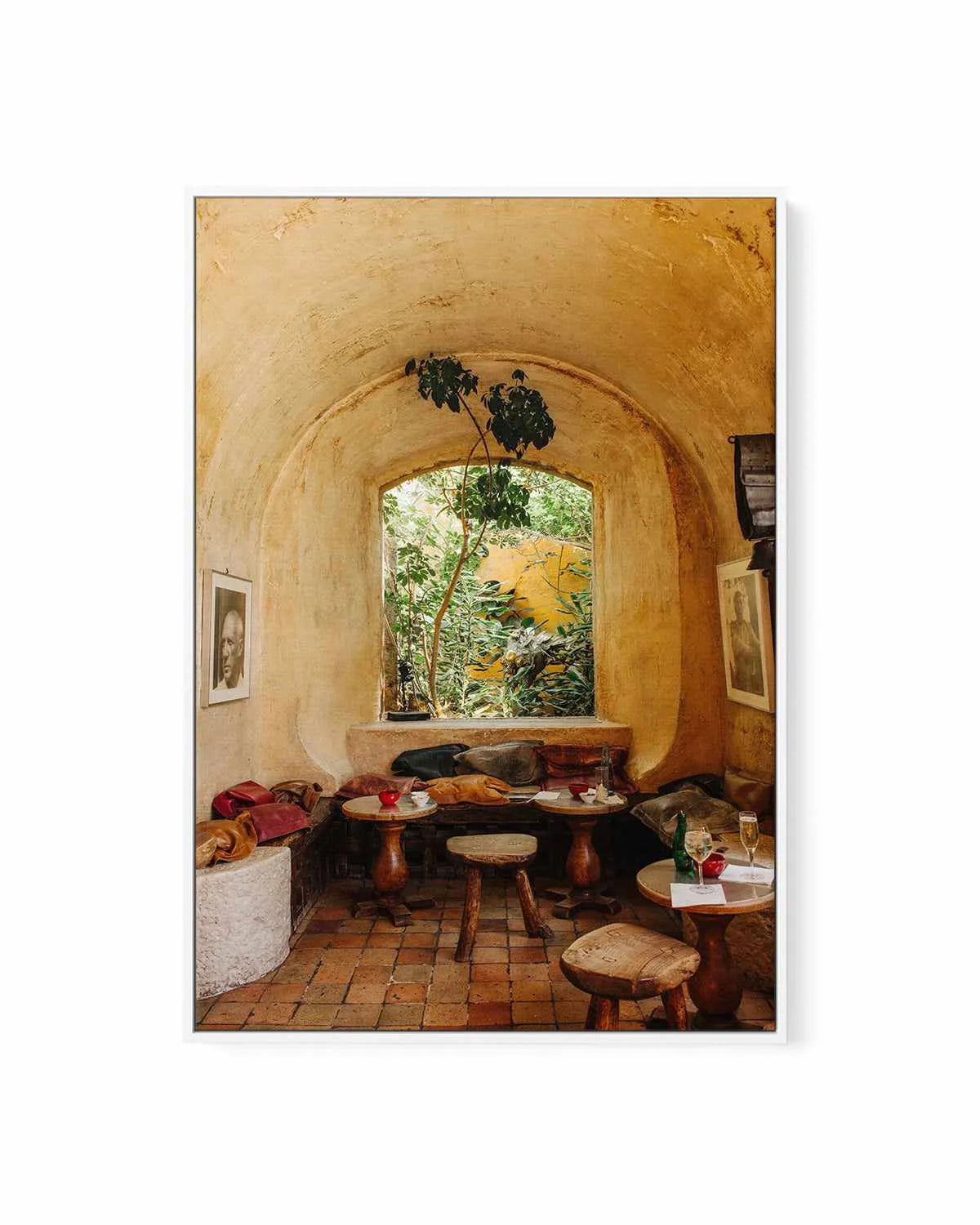 Villa Port by Jovani Demetrie | Framed Canvas Art Print from Olive et Oriel where you can shop wallpaper and artworks online