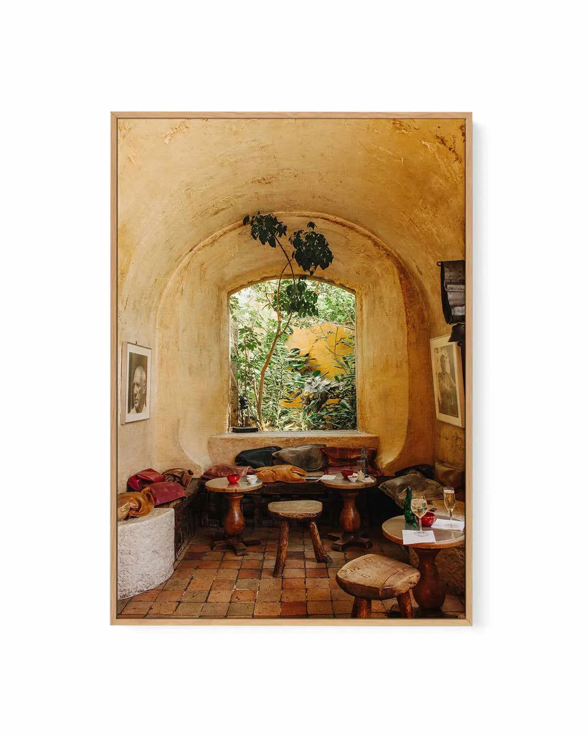 Villa Port by Jovani Demetrie | Framed Canvas Art Print from Olive et Oriel where you can shop wallpaper and artworks online