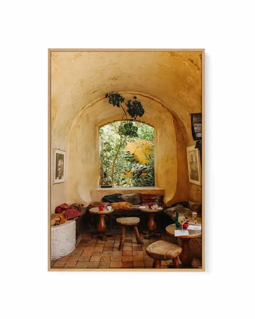 Villa Port by Jovani Demetrie | Framed Canvas Art Print from Olive et Oriel where you can shop wallpaper and artworks online