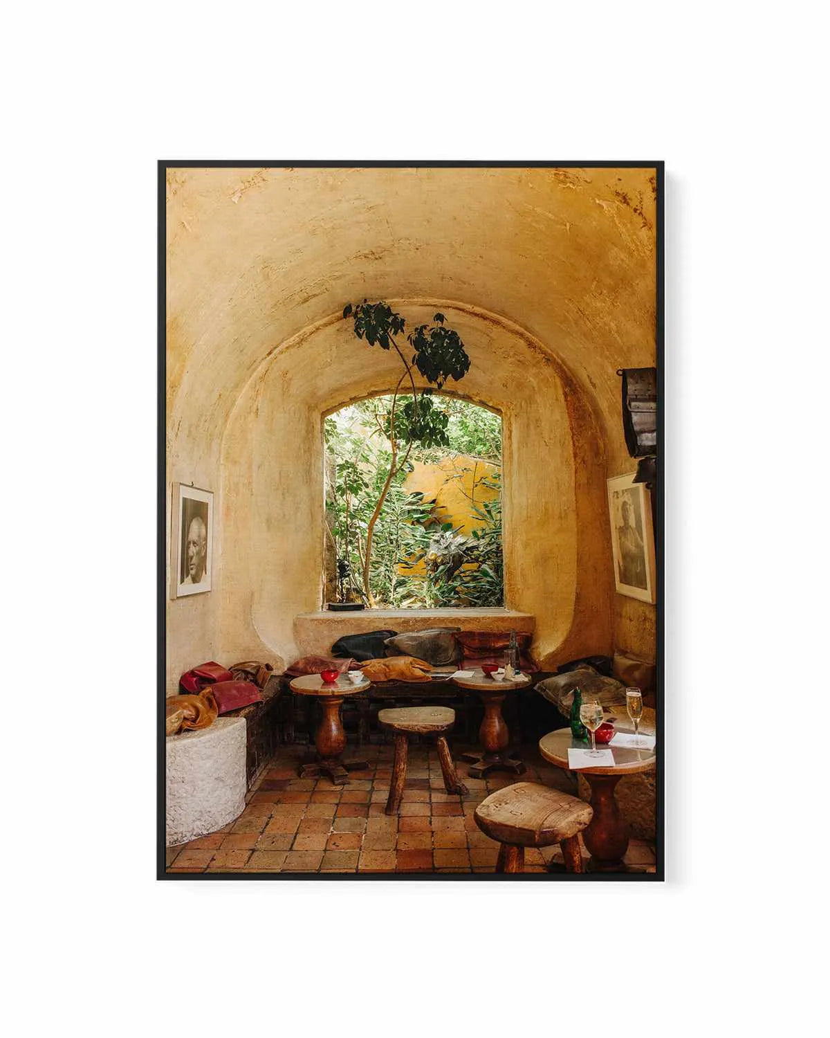 Villa Port by Jovani Demetrie | Framed Canvas Art Print from Olive et Oriel where you can shop wallpaper and artworks online