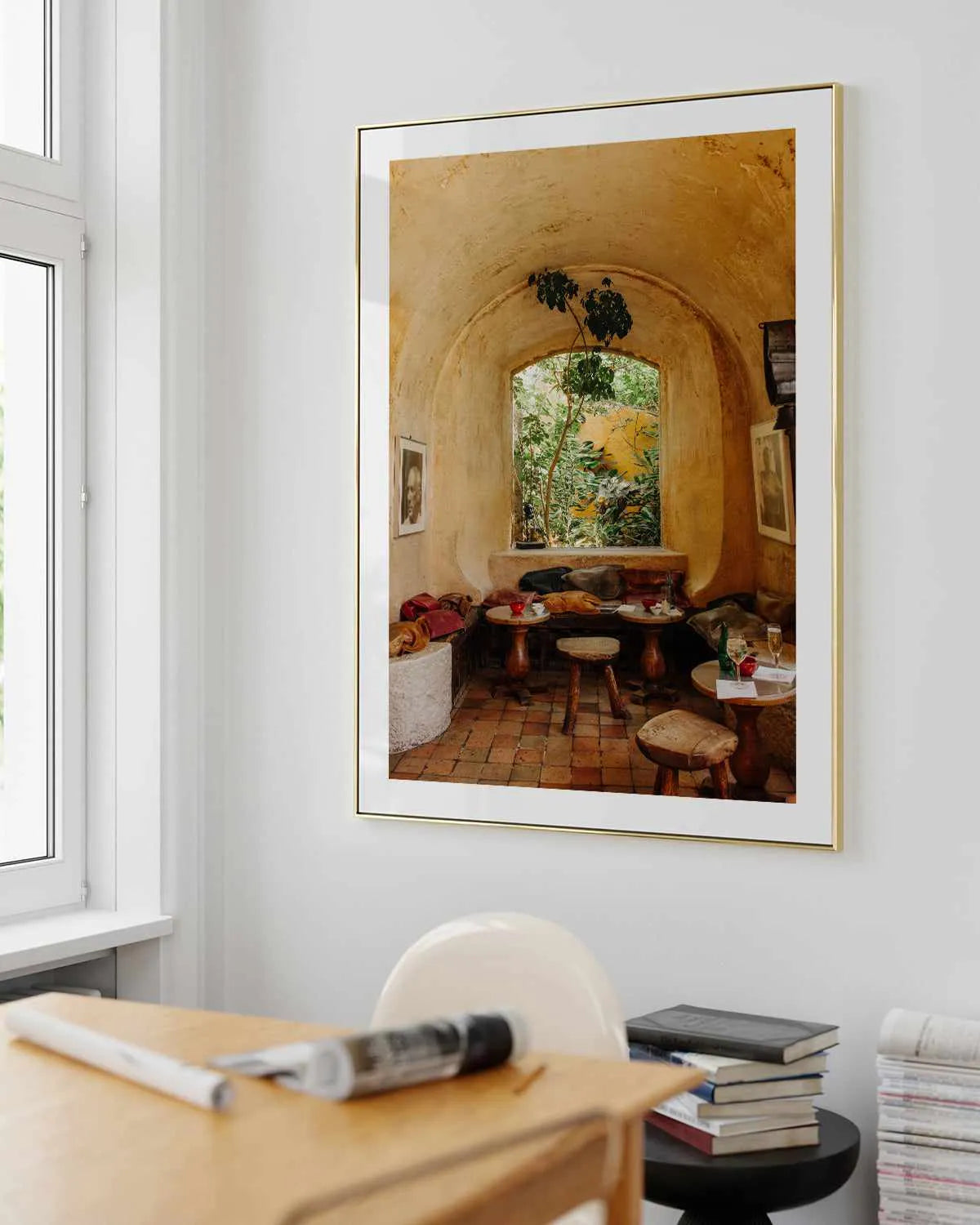 Villa Port by Jovani Demetrie Art Print from Olive et Oriel where you can shop wallpaper and artworks online