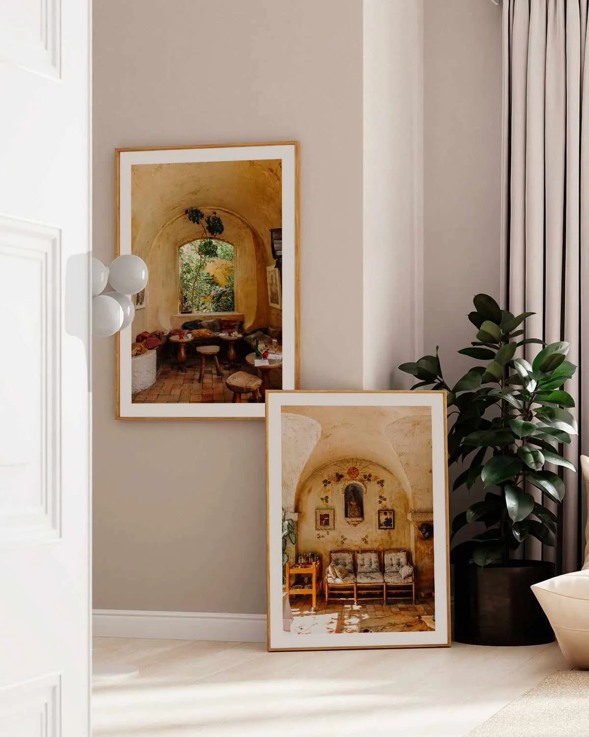 Villa Port by Jovani Demetrie Art Print from Olive et Oriel where you can shop wallpaper and artworks online