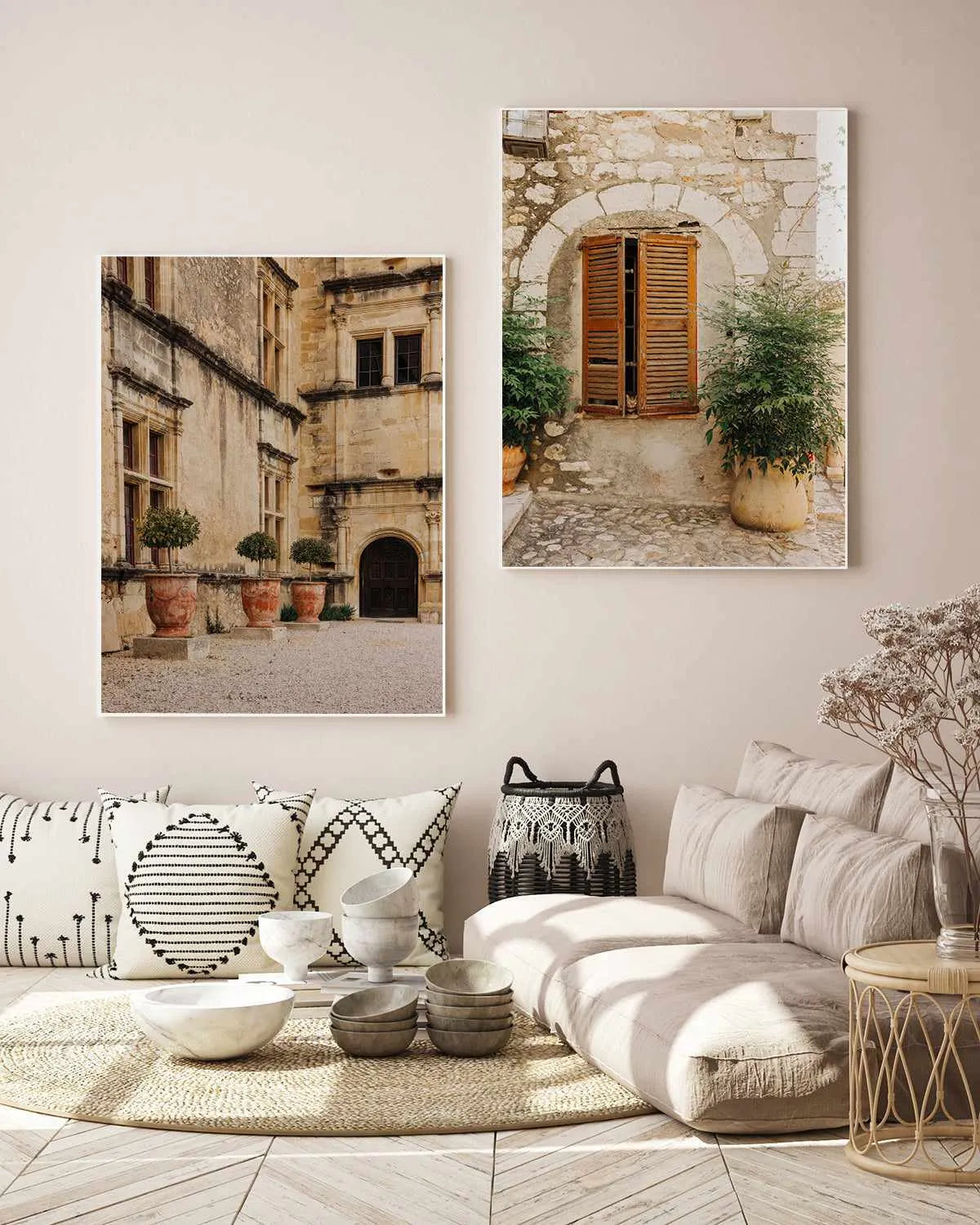 Villa Provence by Jovani Demetrie | Framed Canvas Art Print from Olive et Oriel where you can shop wallpaper and artworks online