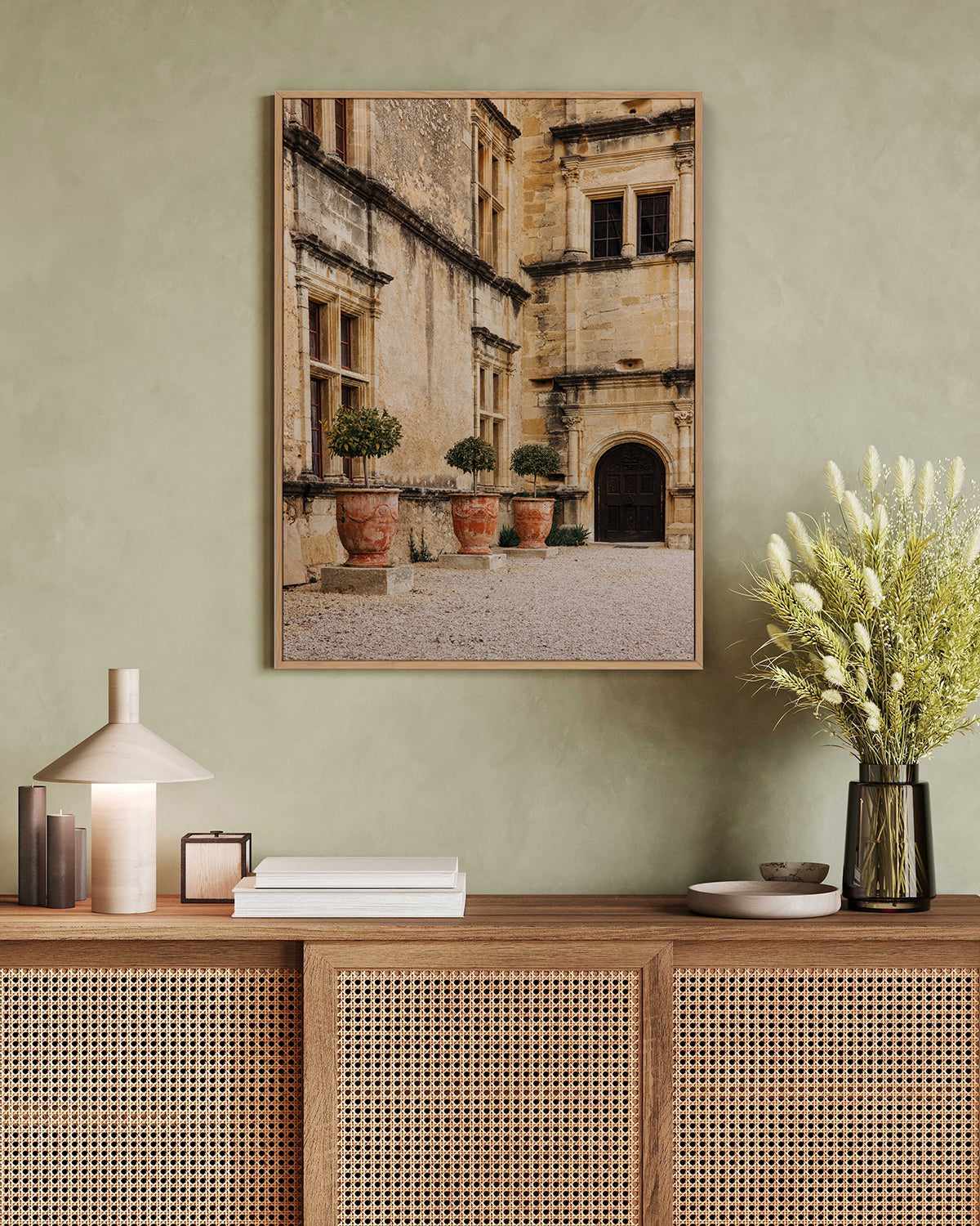 Villa Provence by Jovani Demetrie | Framed Canvas Art Print