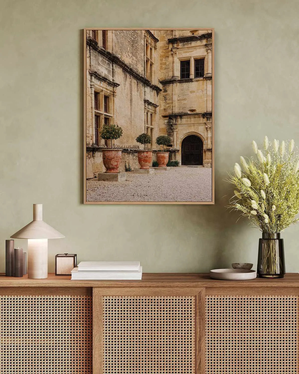 Villa Provence by Jovani Demetrie | Framed Canvas Art Print from Olive et Oriel where you can shop wallpaper and artworks online