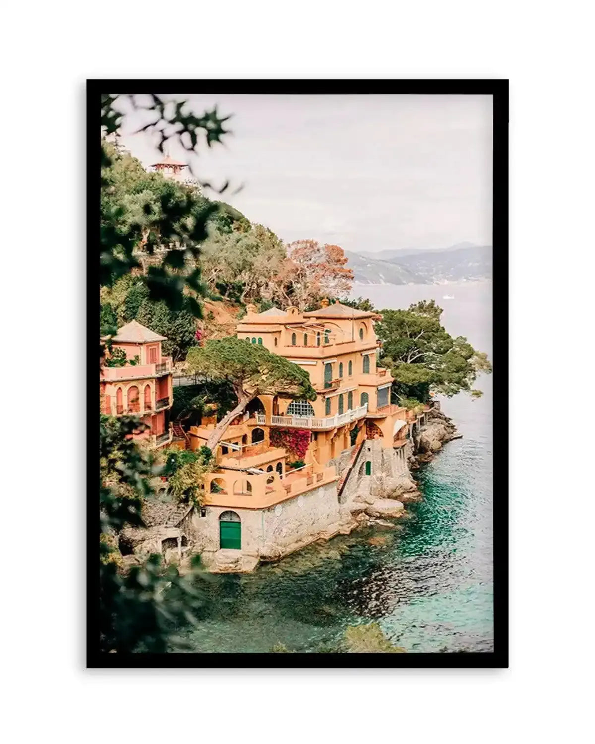 Villa by the Sea Italy by Jovani Demetrie Art Print from Olive et Oriel where you can shop wallpaper and artworks online