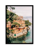 Villa by the Sea Italy by Jovani Demetrie Art Print