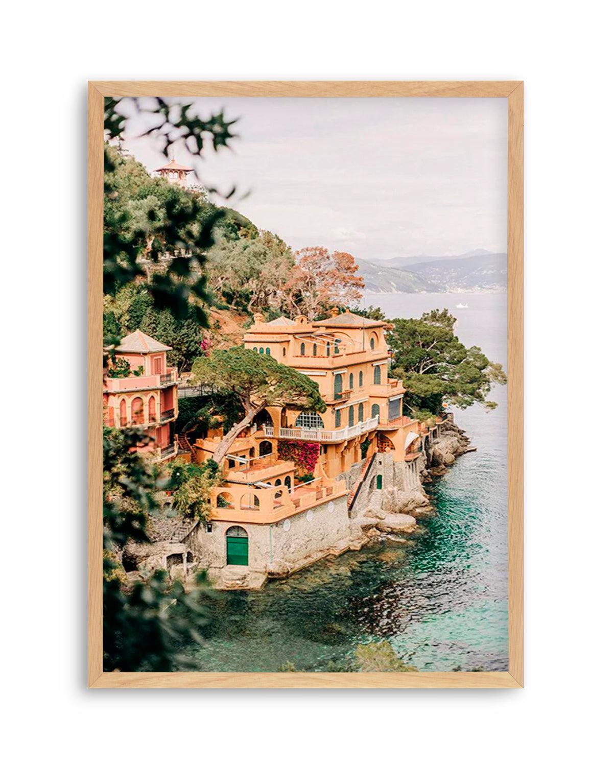 Villa by the Sea Italy by Jovani Demetrie Art Print