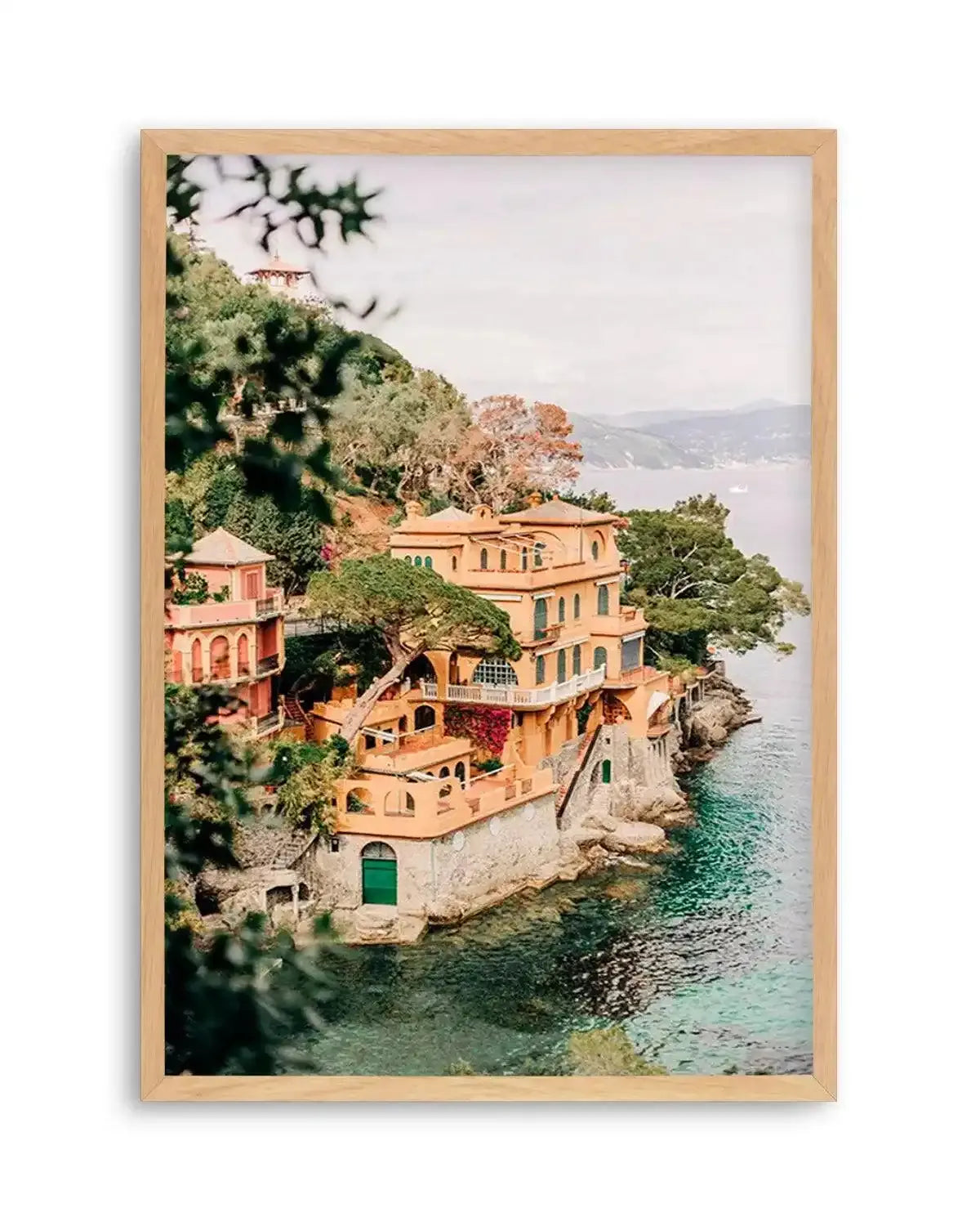 Villa by the Sea Italy by Jovani Demetrie Art Print from Olive et Oriel where you can shop wallpaper and artworks online