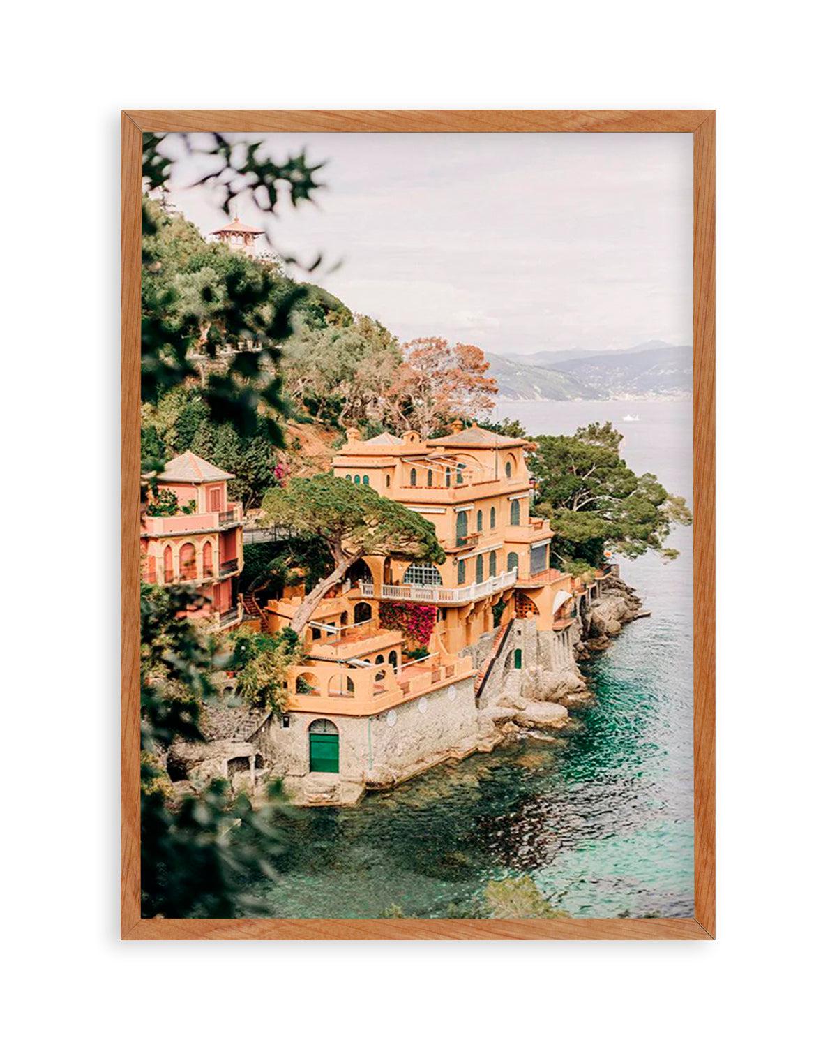 Villa by the Sea Italy by Jovani Demetrie Art Print