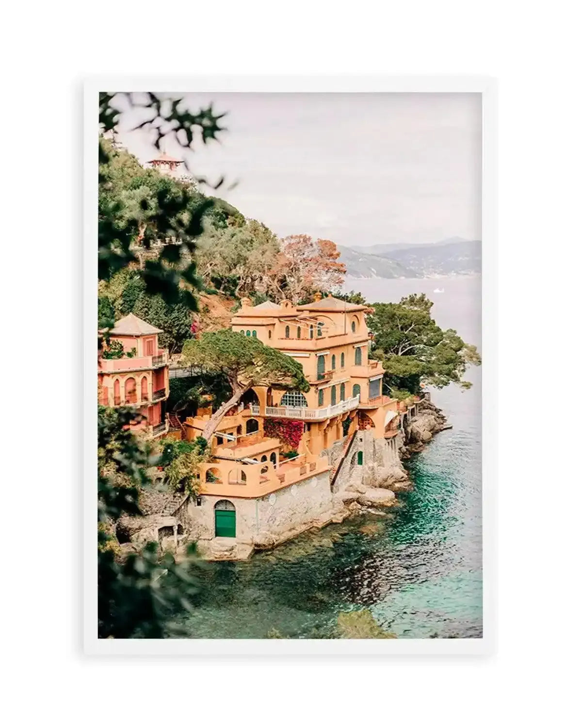 Villa by the Sea Italy by Jovani Demetrie Art Print from Olive et Oriel where you can shop wallpaper and artworks online