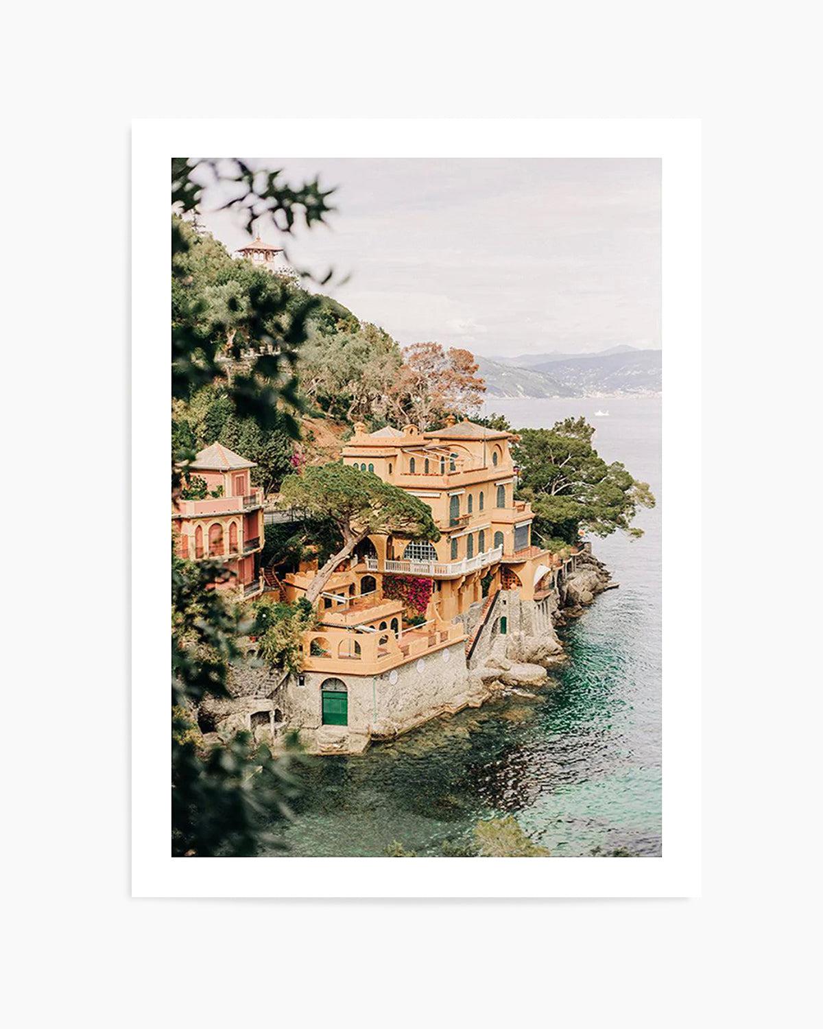 Villa by the Sea Italy by Jovani Demetrie Art Print