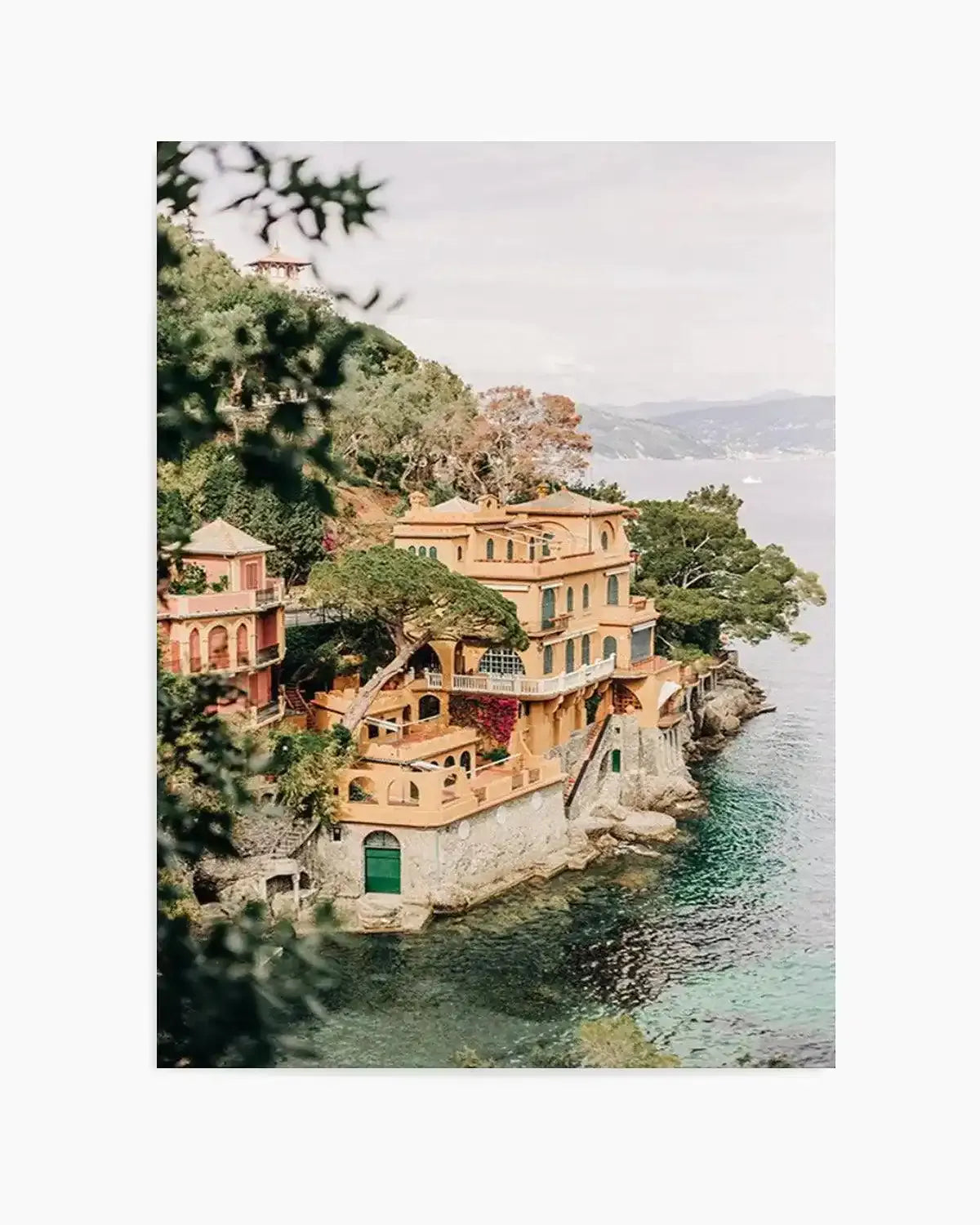 Villa by the Sea Italy by Jovani Demetrie Art Print from Olive et Oriel where you can shop wallpaper and artworks online