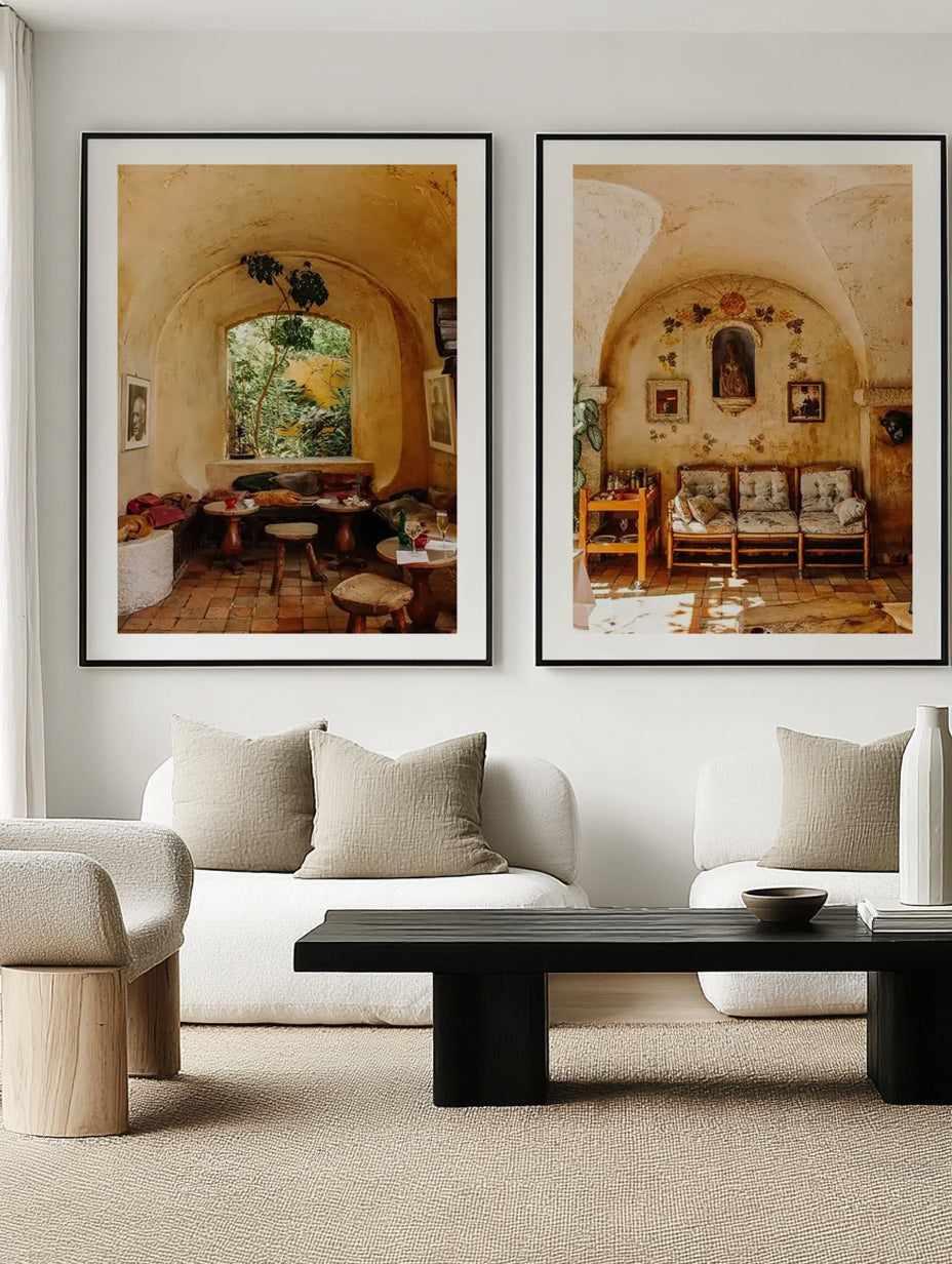 Villa Port I & II by Jovani Demetrie Art Print Set of 2 | Matching Wall Art from Olive et Oriel where you can shop wallpaper and artworks online