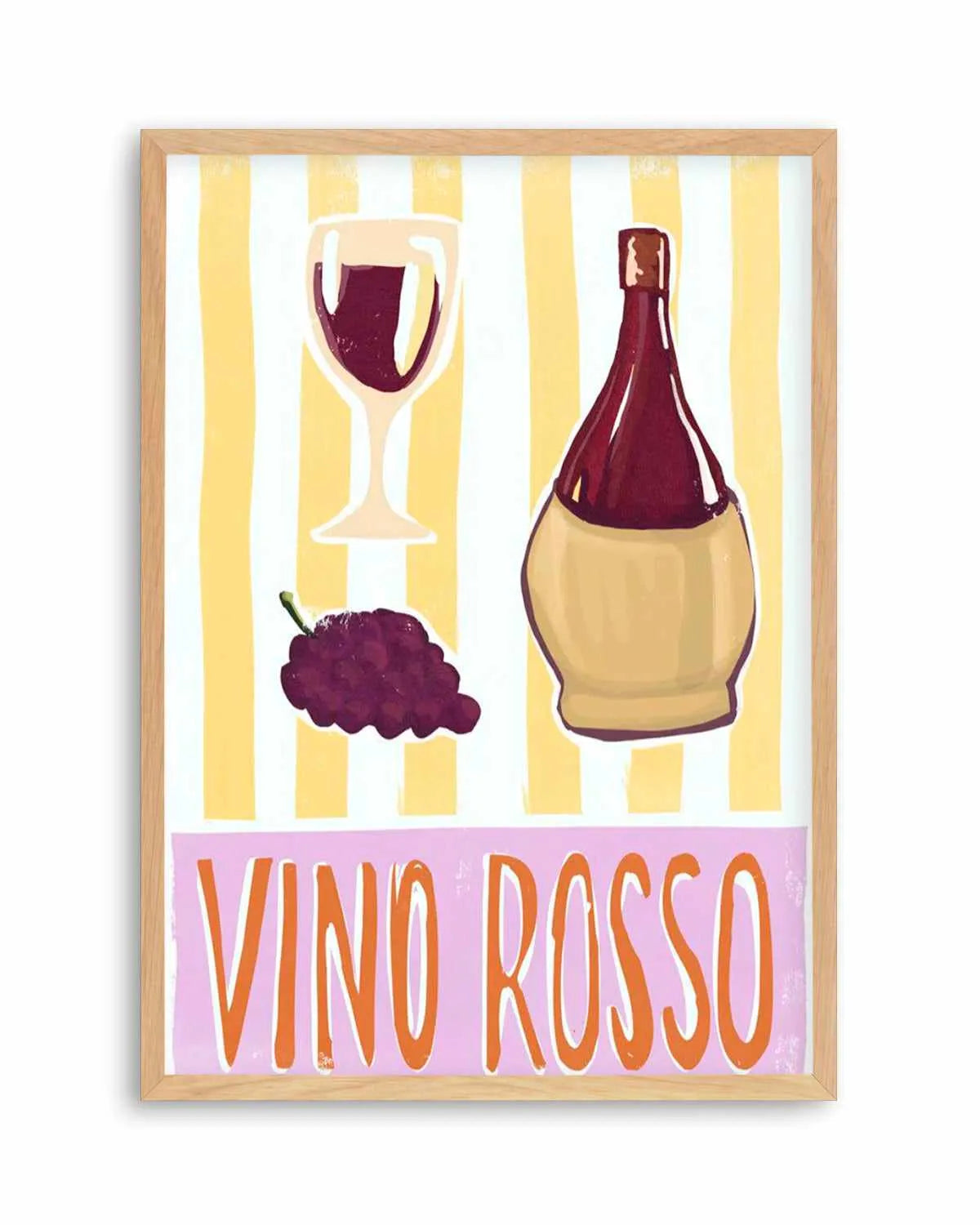 Vino Rosso Art Print Art Print from Olive et Oriel where you can shop wallpaper and artworks online