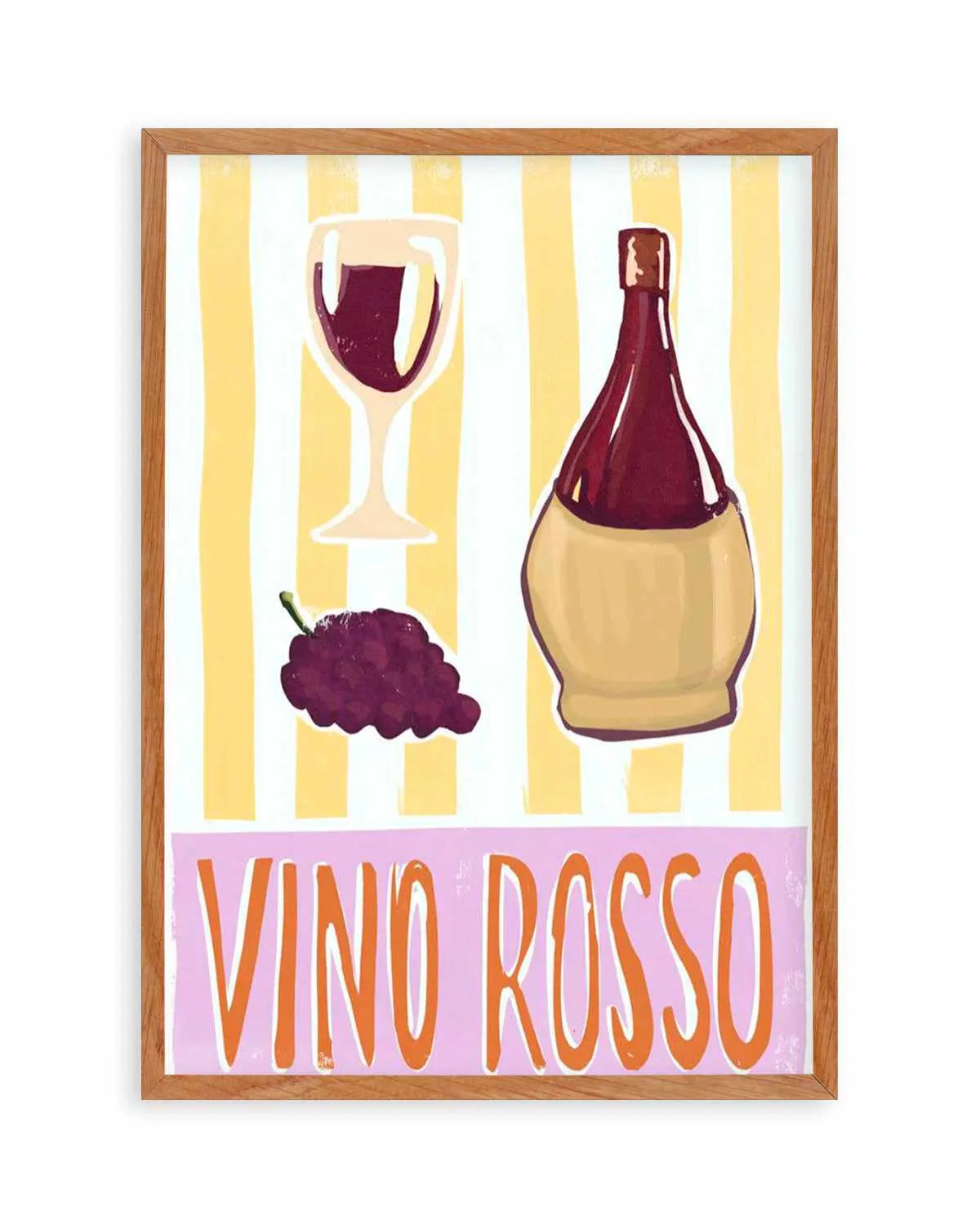 Vino Rosso Art Print Art Print from Olive et Oriel where you can shop wallpaper and artworks online