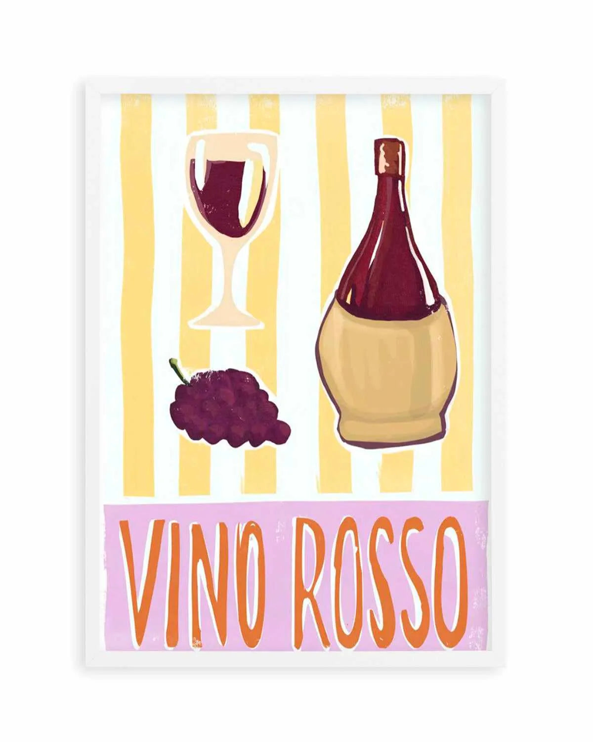 Vino Rosso Art Print Art Print from Olive et Oriel where you can shop wallpaper and artworks online
