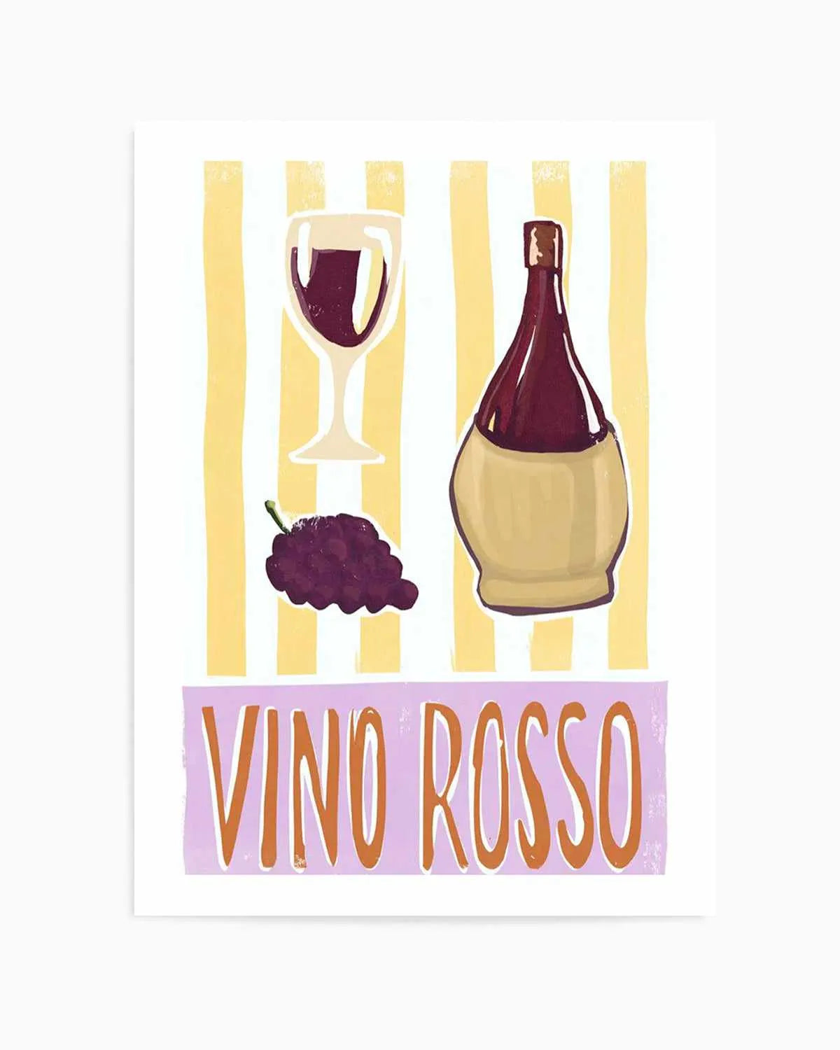 Vino Rosso Art Print Art Print from Olive et Oriel where you can shop wallpaper and artworks online