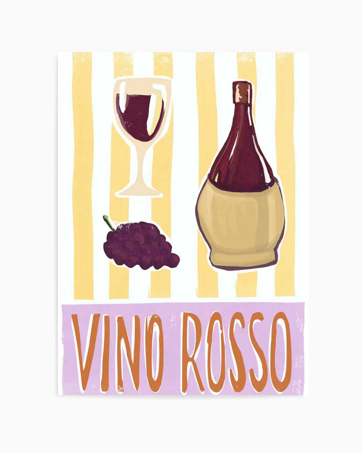 Vino Rosso Art Print Art Print