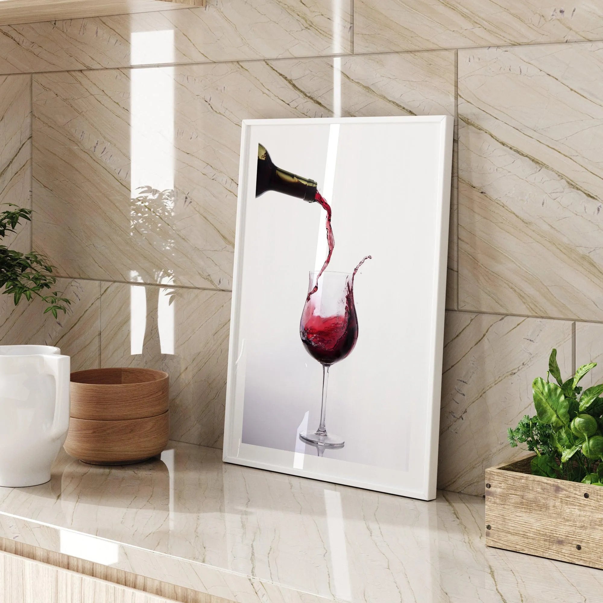 Vino Tinto Art Print-PRINT-Olive et Oriel-Olive et Oriel-Buy-Australian-Art-Prints-Online-with-Olive-et-Oriel-Your-Artwork-Specialists-Austrailia-Decorate-With-Coastal-Photo-Wall-Art-Prints-From-Our-Beach-House-Artwork-Collection-Fine-Poster-and-Framed-Artwork