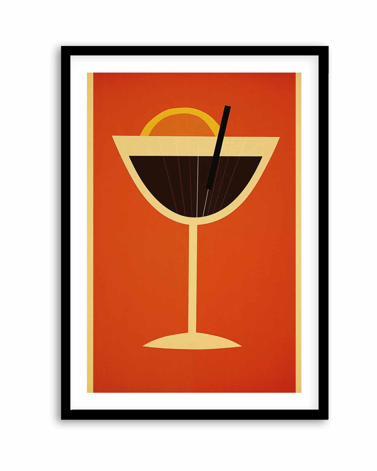 Vintage Cocktail No I | Art Print from Olive et Oriel where you can shop wallpaper and artworks online