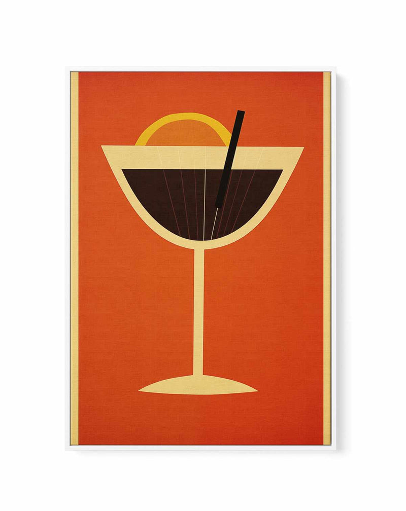 Vintage Cocktail No I | Framed Canvas Art Print from Olive et Oriel where you can shop wallpaper and artworks online
