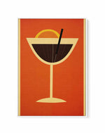 Vintage Cocktail No I | Framed Canvas Art Print