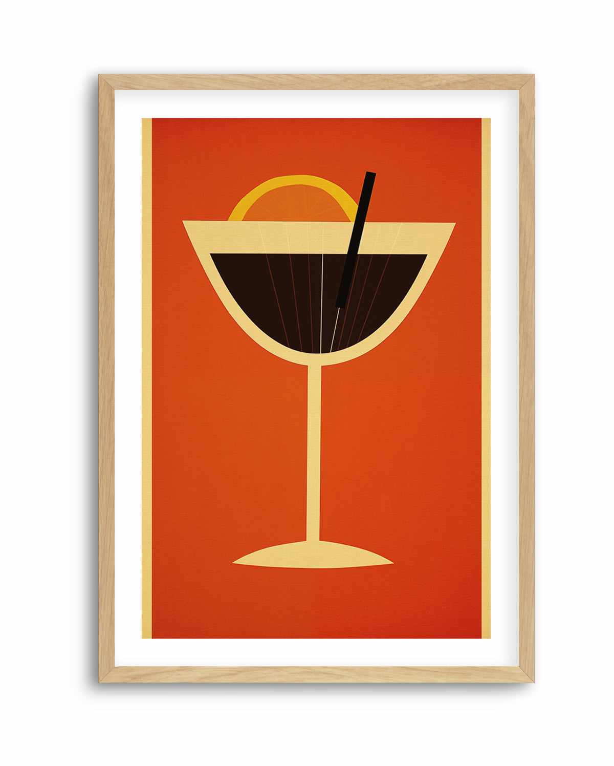 Vintage Cocktail No I | Art Print from Olive et Oriel where you can shop wallpaper and artworks online