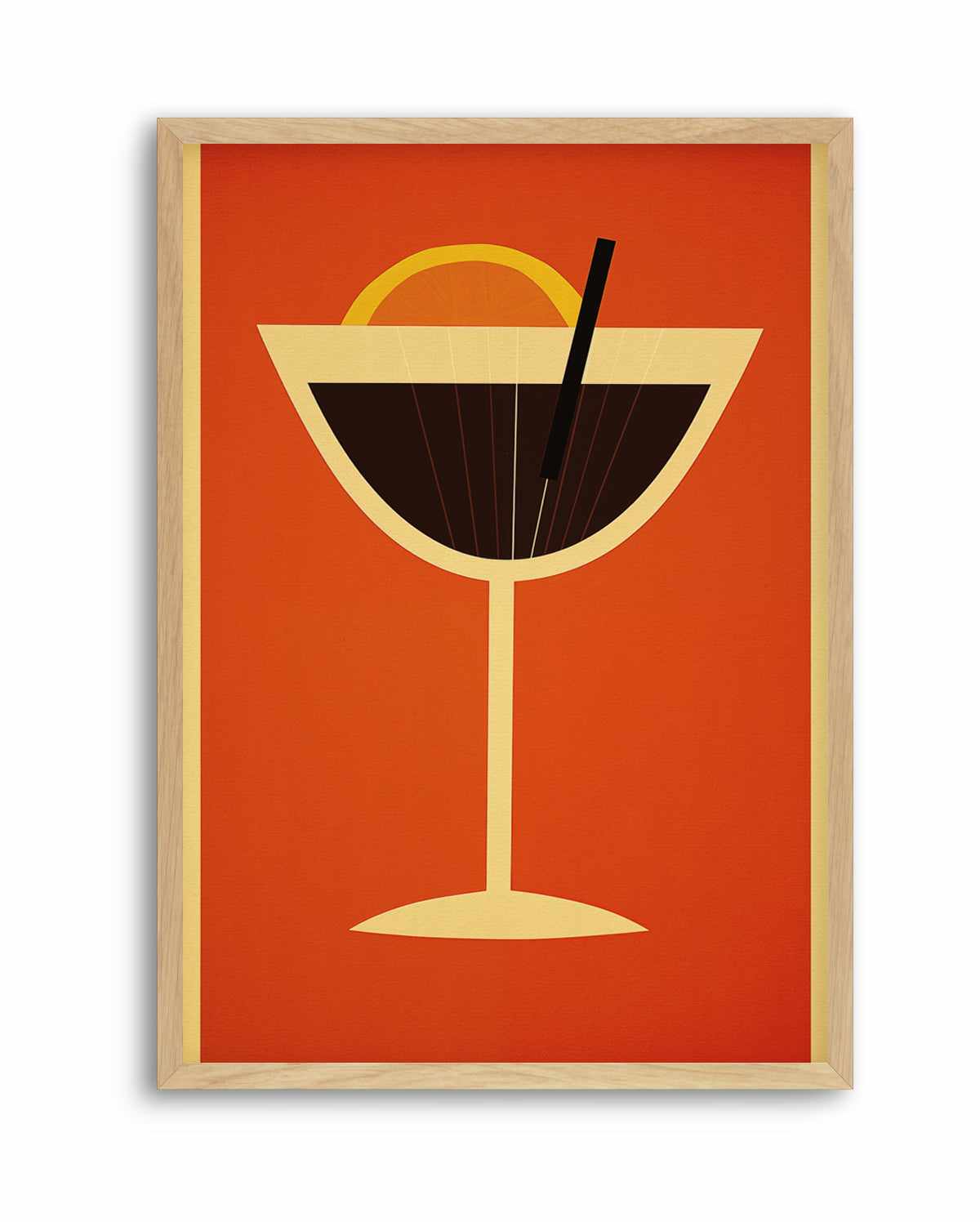Vintage Cocktail No I | Art Print from Olive et Oriel where you can shop wallpaper and artworks online