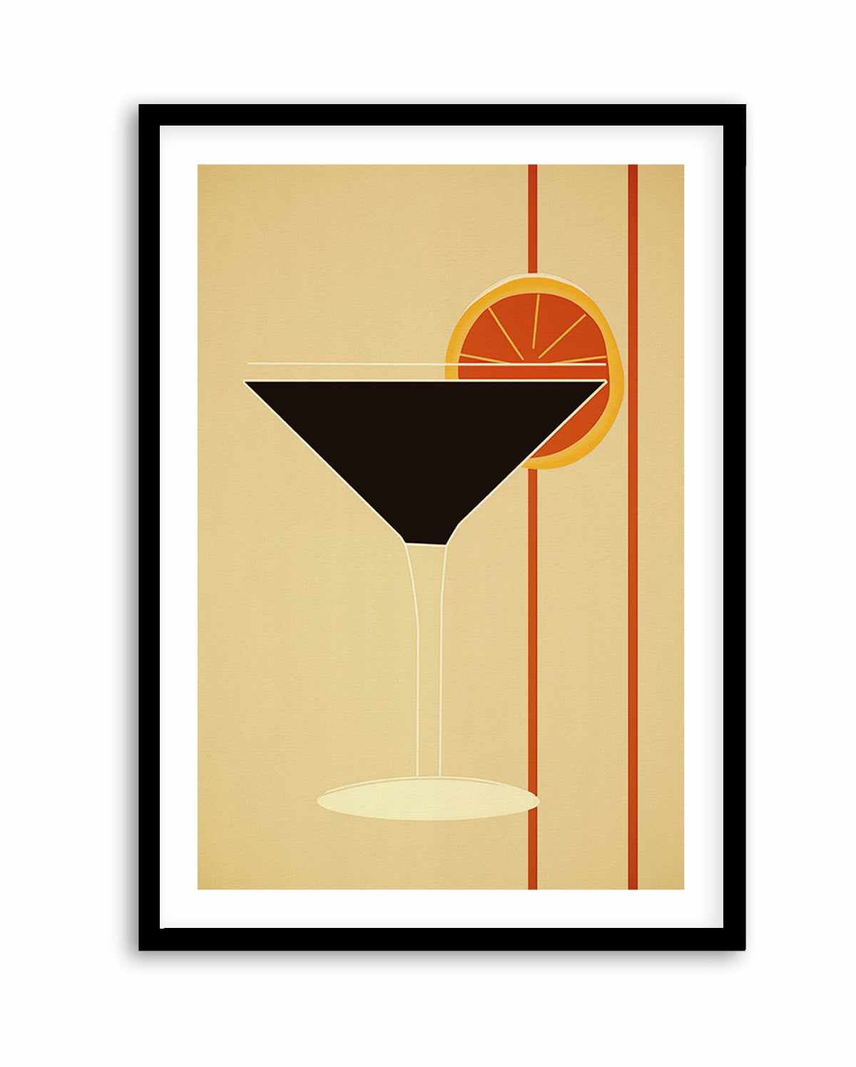 Vintage Cocktail No II | Art Print from Olive et Oriel where you can shop wallpaper and artworks online