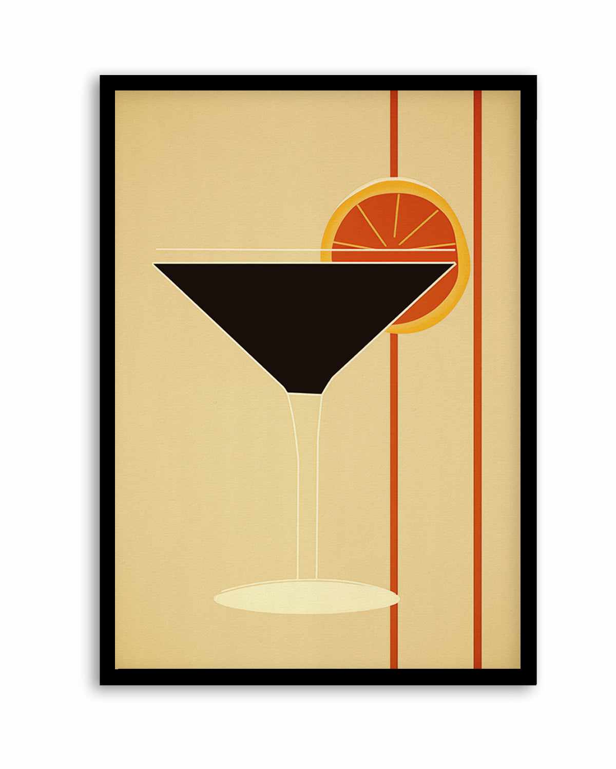 Vintage Cocktail No II | Art Print from Olive et Oriel where you can shop wallpaper and artworks online