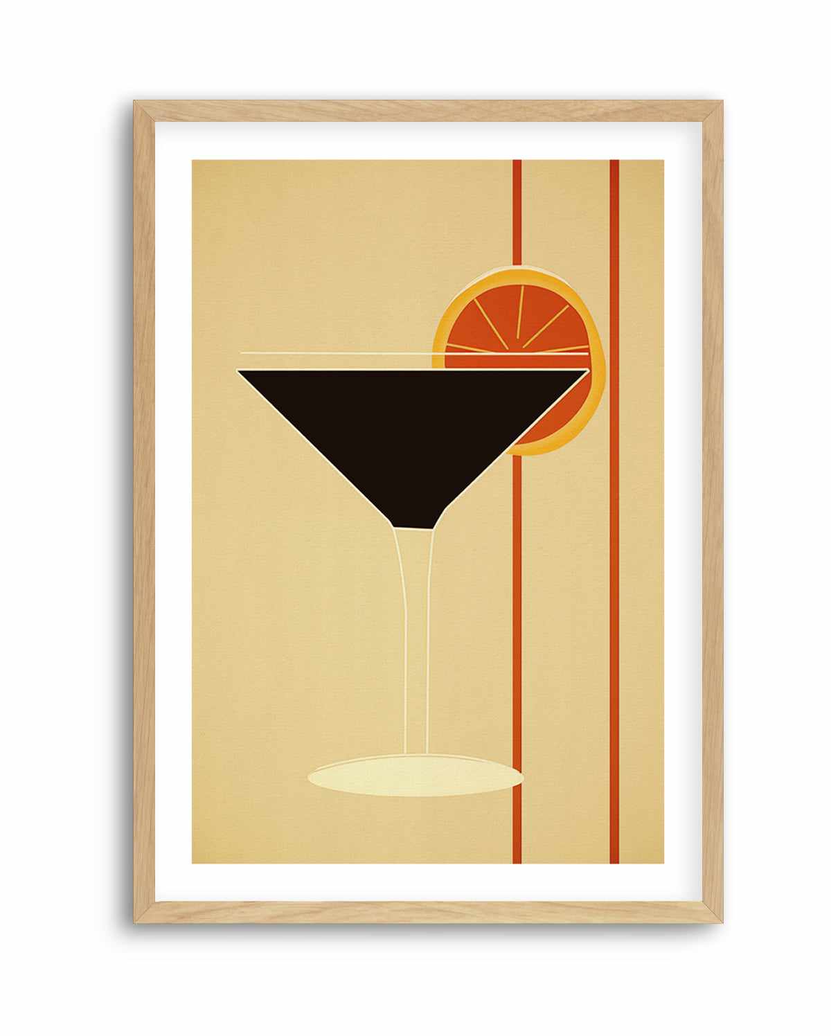 Vintage Cocktail No II | Art Print from Olive et Oriel where you can shop wallpaper and artworks online