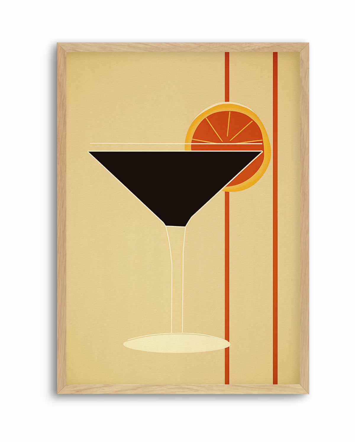 Vintage Cocktail No II | Art Print from Olive et Oriel where you can shop wallpaper and artworks online