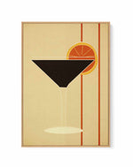 Vintage Cocktail No II | Framed Canvas Art Print