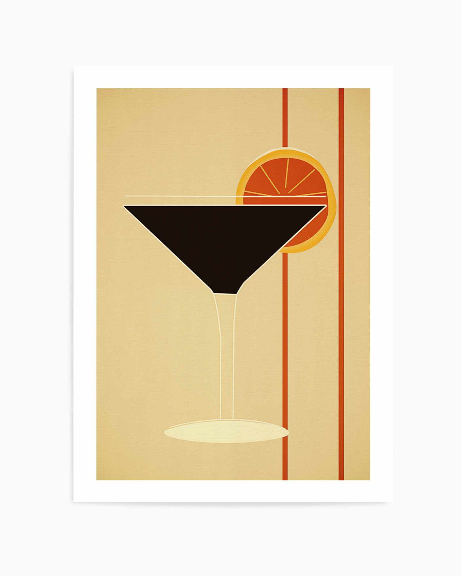 Vintage Cocktail No II | Art Print from Olive et Oriel where you can shop wallpaper and artworks online