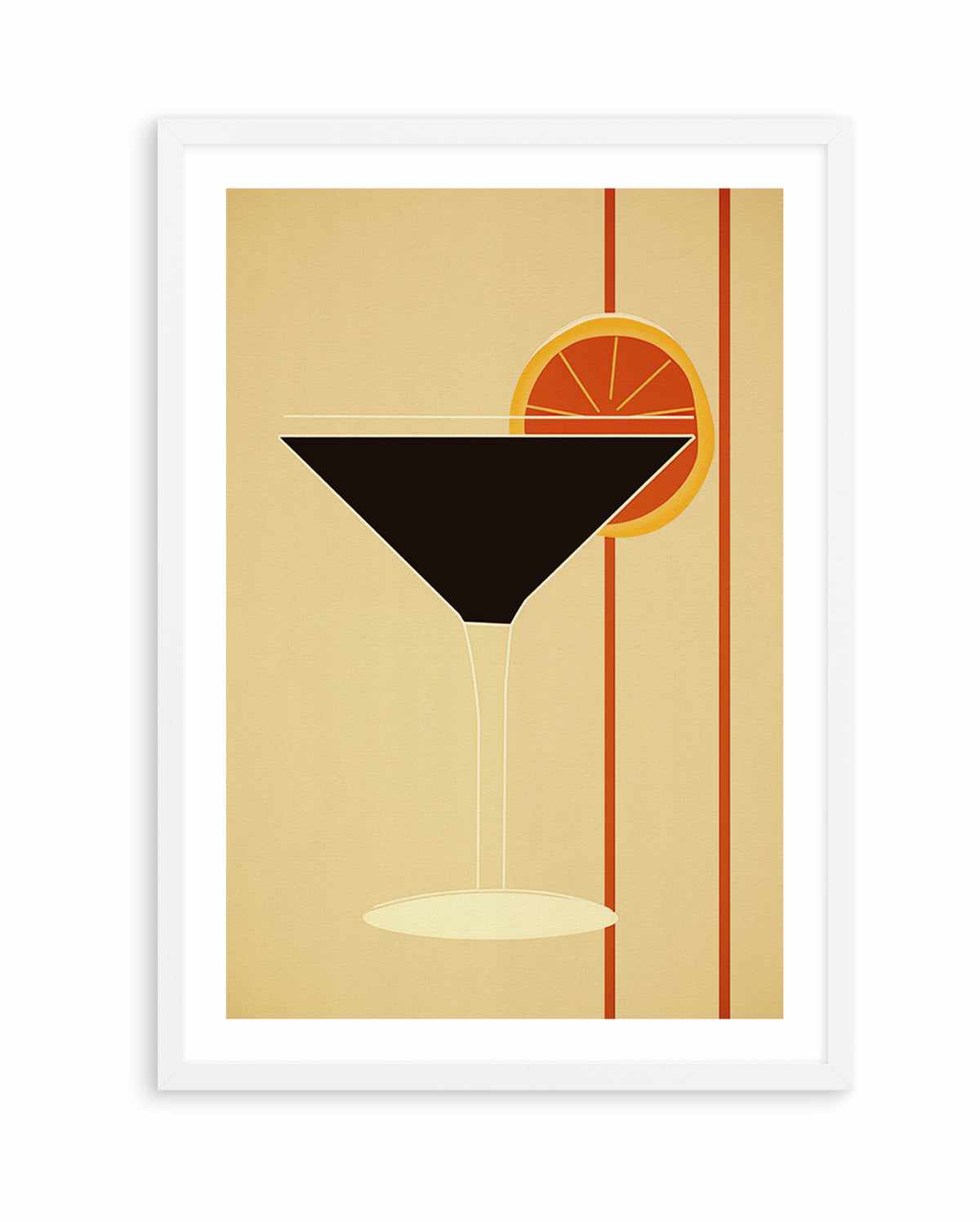 Vintage Cocktail No II | Art Print from Olive et Oriel where you can shop wallpaper and artworks online