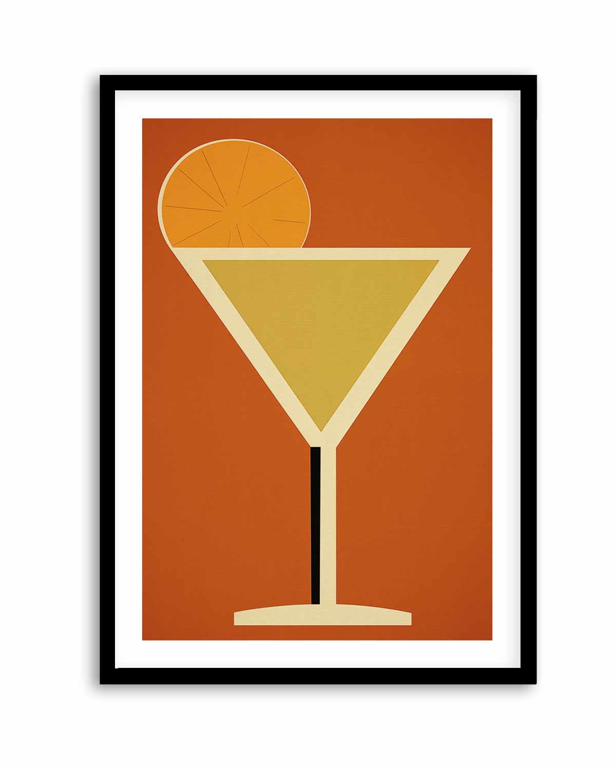 Cocktail Wall Art Print | Vintage Martini No III – Olive et Oriel