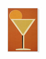 Vintage Cocktail No III | Framed Canvas Art Print