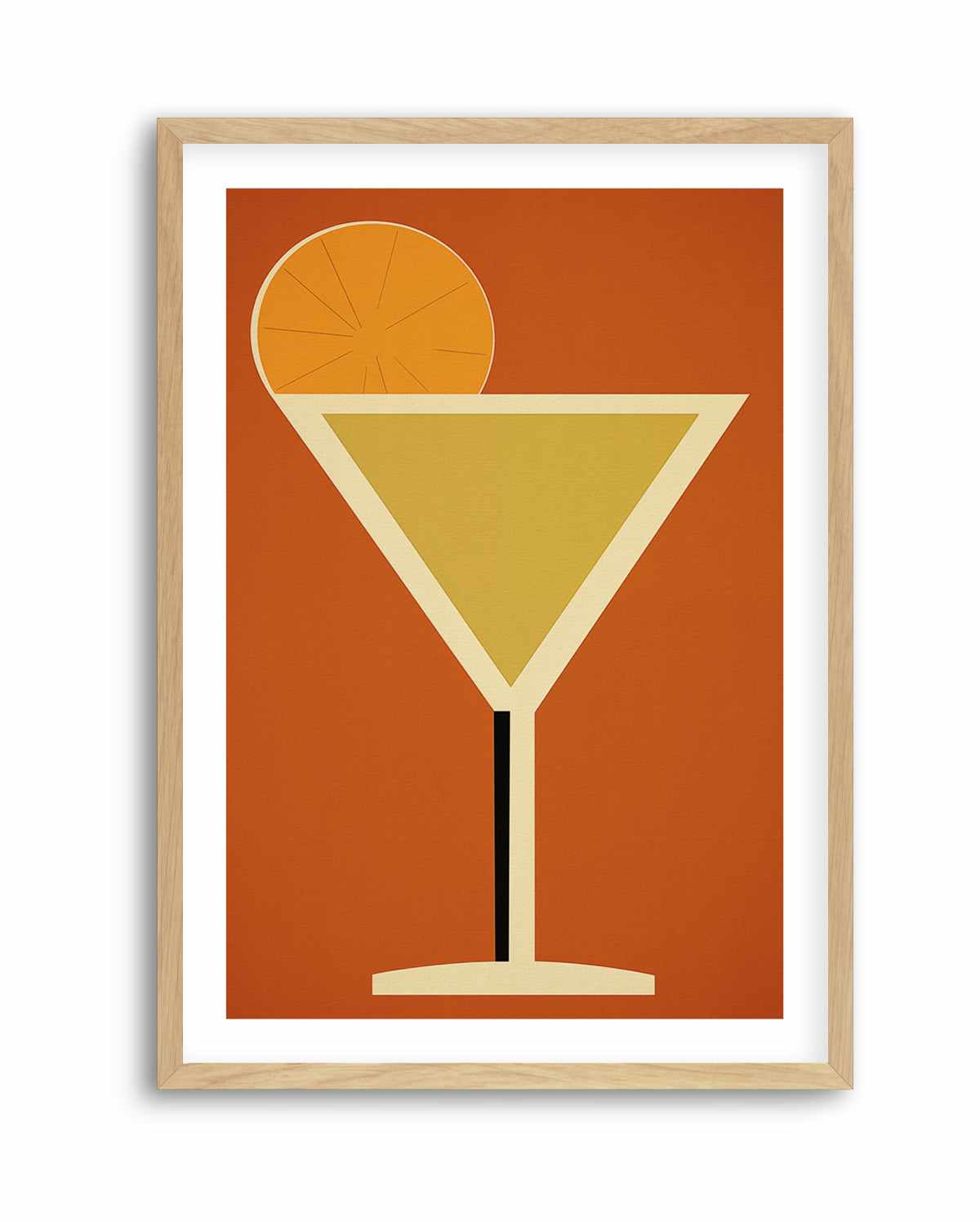 Cocktail Wall Art Print | Vintage Martini No III – Olive et Oriel