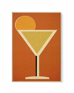 Vintage Cocktail No III | Framed Canvas Art Print