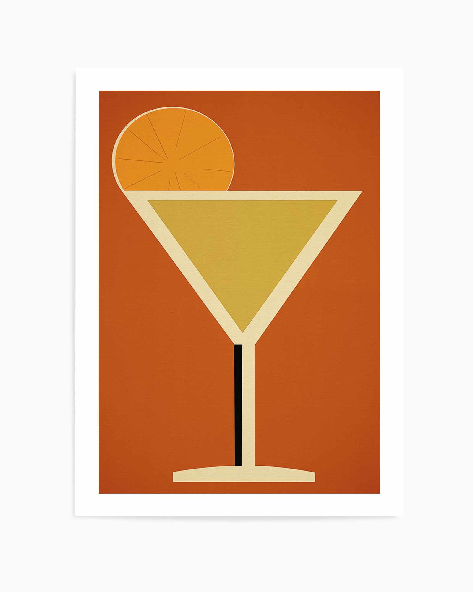 Cocktail Wall Art Print | Vintage Martini No III – Olive et Oriel