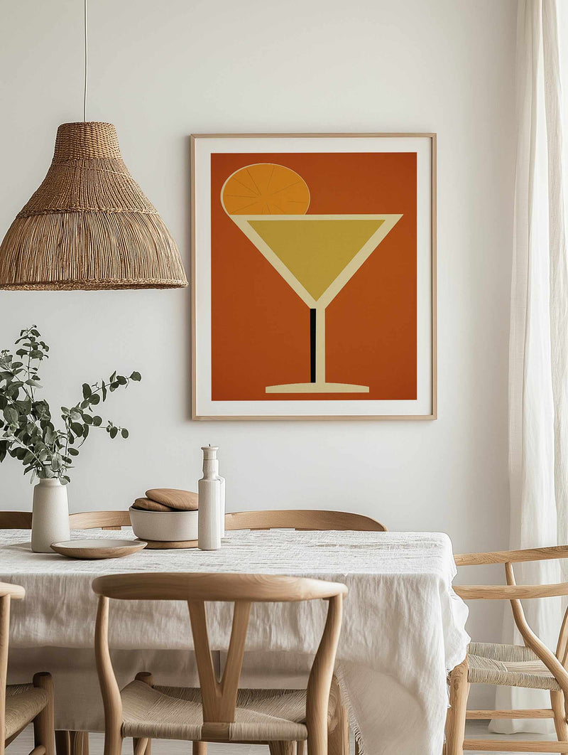 Vintage Cocktail No III | Art Print from Olive et Oriel where you can shop wallpaper and artworks online