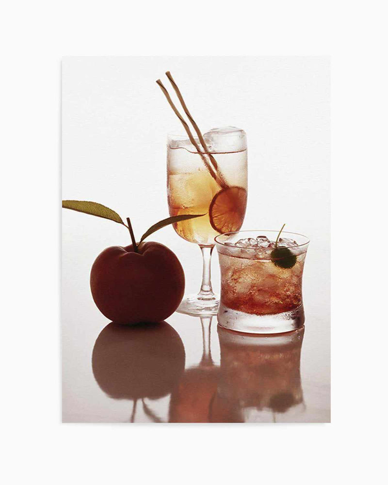 Vintage Cocktails Art Print