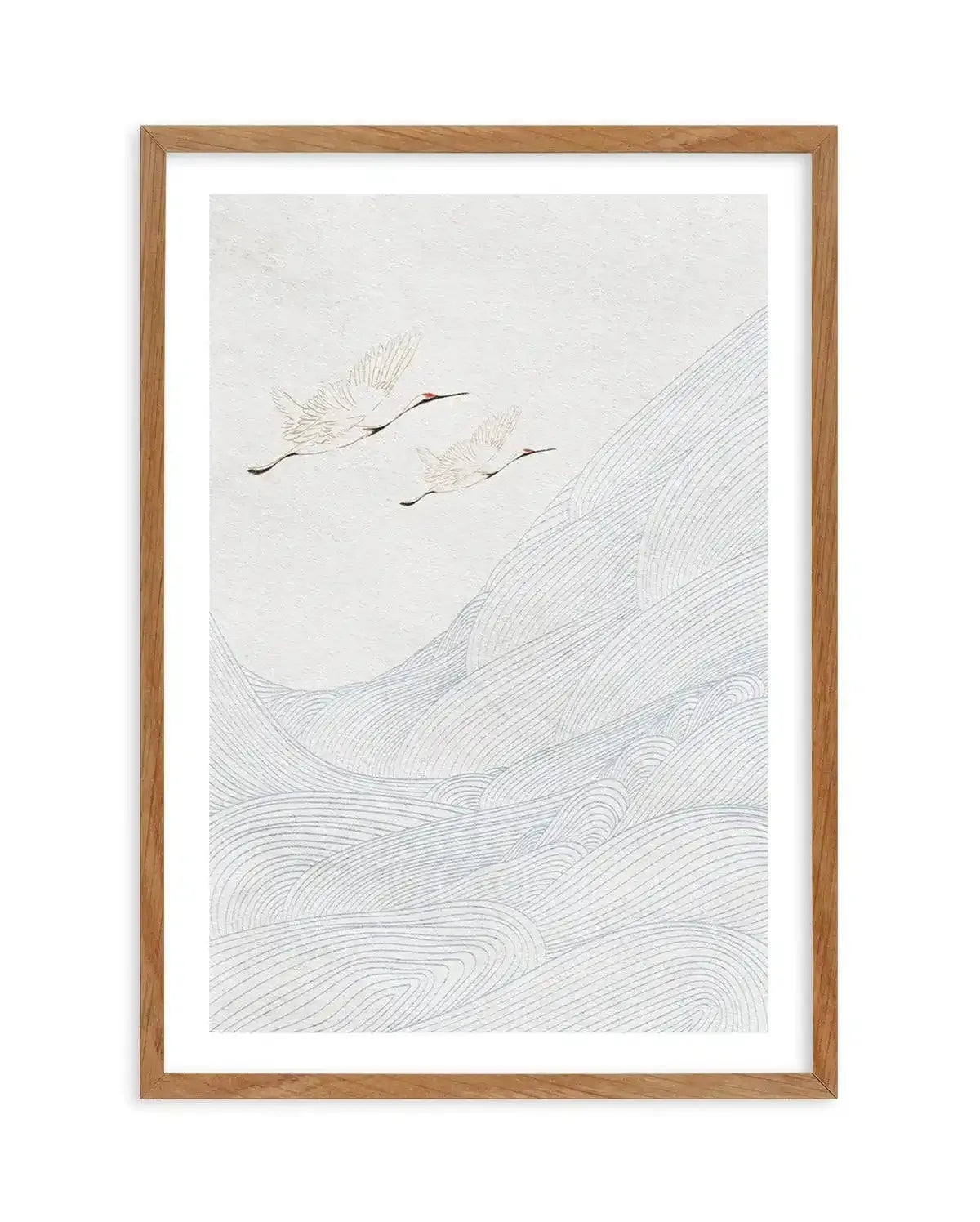 Vintage Crane I Art Print-PRINT-Olive et Oriel-Olive et Oriel-Buy-Australian-Art-Prints-Online-with-Olive-et-Oriel-Your-Artwork-Specialists-Austrailia-Decorate-With-Coastal-Photo-Wall-Art-Prints-From-Our-Beach-House-Artwork-Collection-Fine-Poster-and-Framed-Artwork