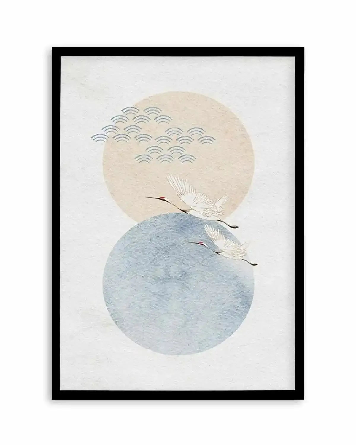 Vintage Crane II Art Print from Olive et Oriel where you can shop wallpaper and artworks online