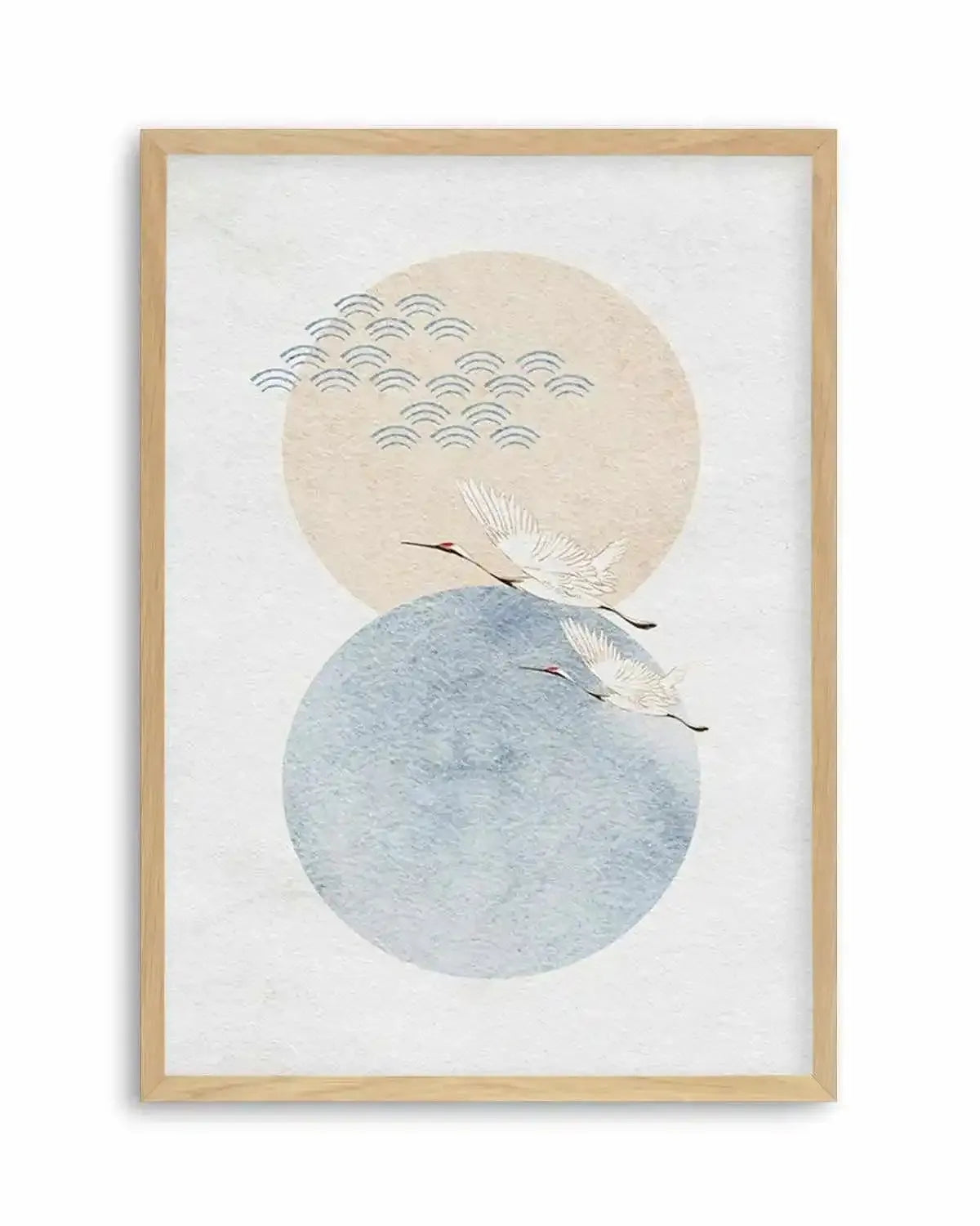 Vintage Crane II Art Print from Olive et Oriel where you can shop wallpaper and artworks online