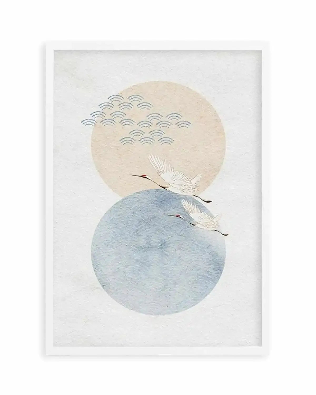 Vintage Crane II Art Print from Olive et Oriel where you can shop wallpaper and artworks online